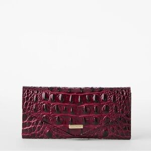 Like new Brahmin Veronica wallet cherry lacquer melbourne